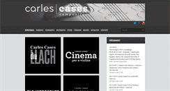 Desktop Screenshot of carlescases.com